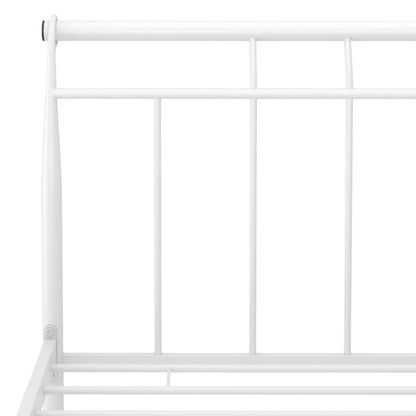 Bedframe Metaal 160 x 200 cm Wit