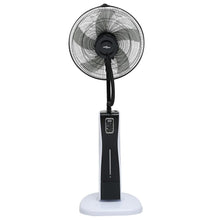 Mistventilator staand met afstandsbediening zwart en wit