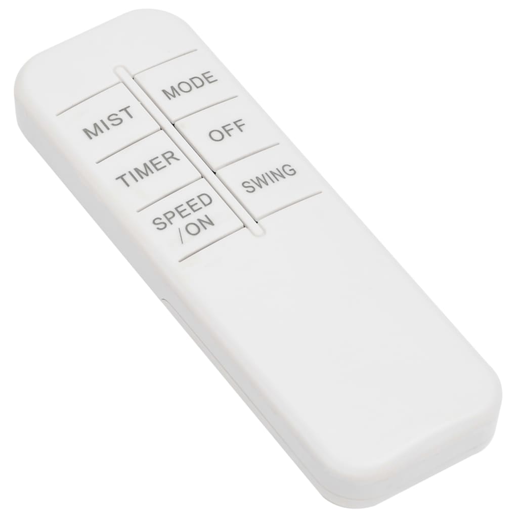 Mistventilator staand met afstandsbediening zwart