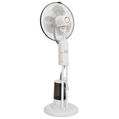 Mistventilator staand met 3 snelheden wit