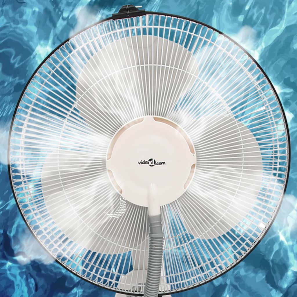 Mistventilator staand met 3 snelheden wit