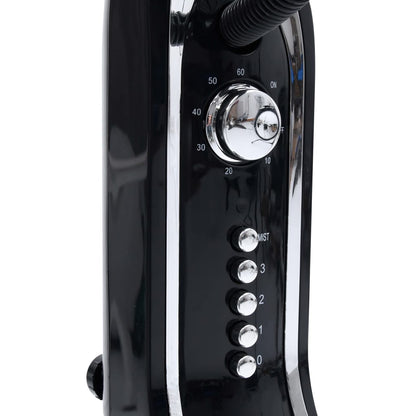 Mistventilator staand met 3 snelheden zwart