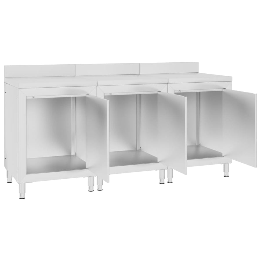Werktafelkast Commercieel Roestvrij Staal 180 x 60 x 96 cm