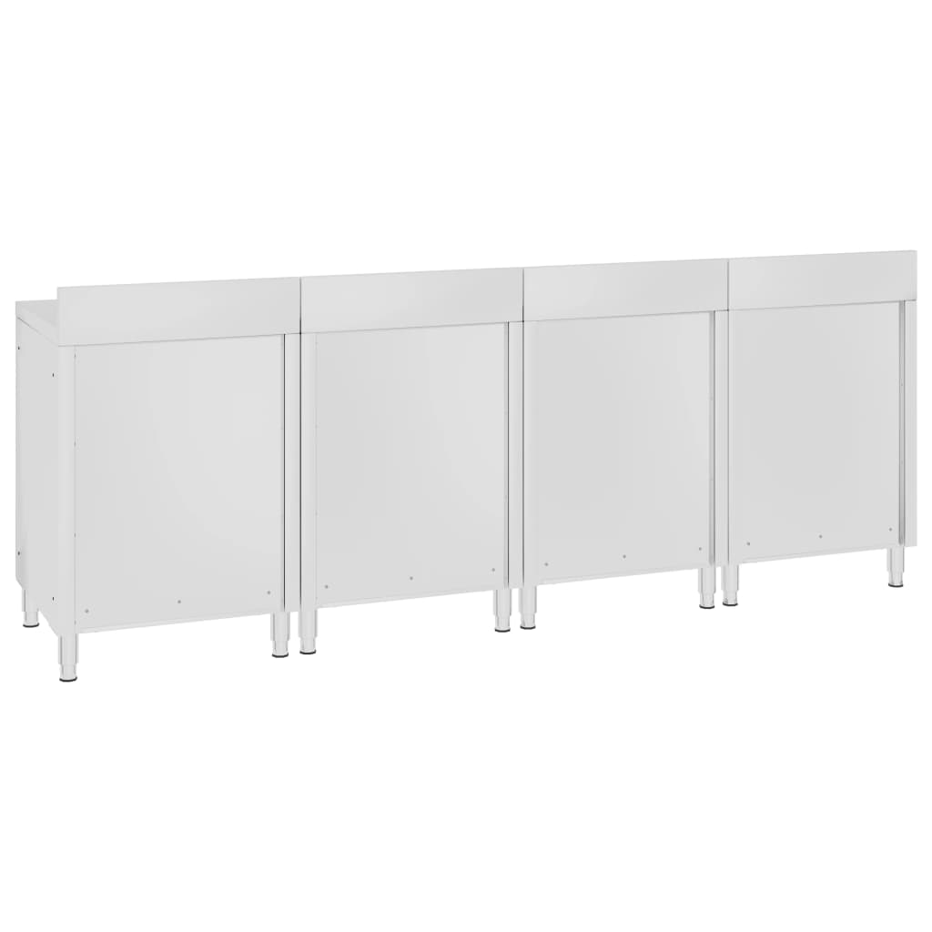 Werktafelkast Commercieel Roestvrij Staal 240 x 60 x 96 cm