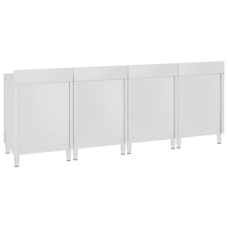 Werktafelkast Commercieel Roestvrij Staal 240 x 60 x 96 cm