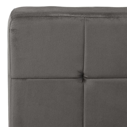 Relaxstoel 65X79X87 Cm Fluweel Donkergrijs