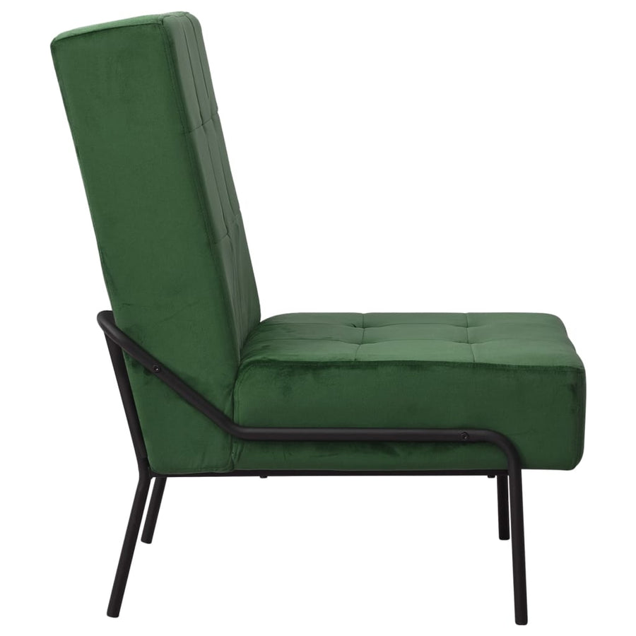 Relaxstoel 65X79X87 Cm Fluweel Donkergroen