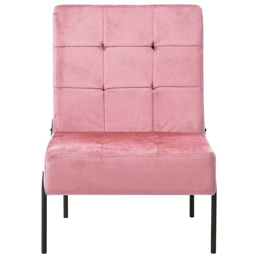 Relaxstoel 65X79X87 Cm Fluweel Roze