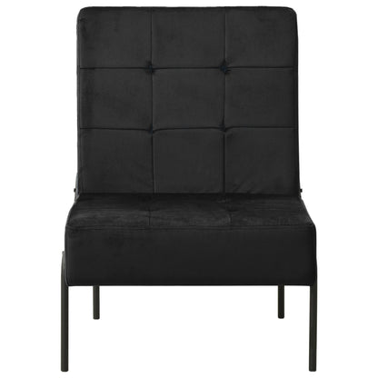 Relaxstoel 65X79X87 Cm Fluweel Zwart