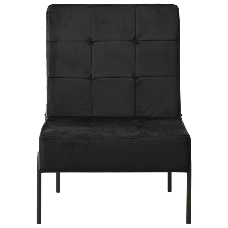 Relaxstoel 65X79X87 Cm Fluweel Zwart