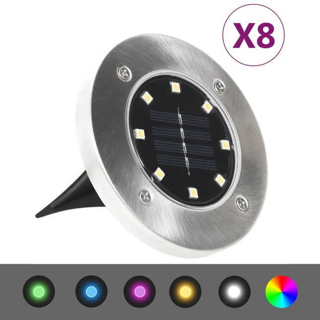 Grondlampen Solar Led -Kleur RGB