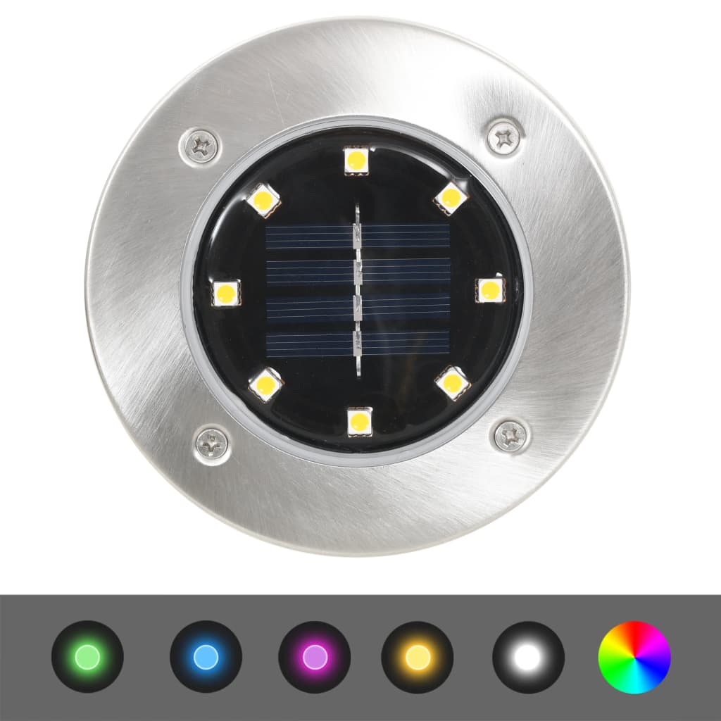 Grondlampen Solar Led -Kleur RGB