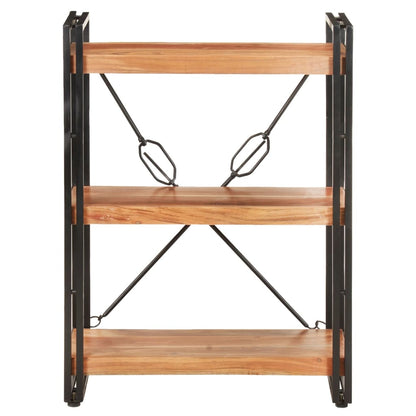Boekenkast Met 3 Schappen 60X30X80 Cm Massief Acaciahout Bruin 60 x 30 x 80 cm