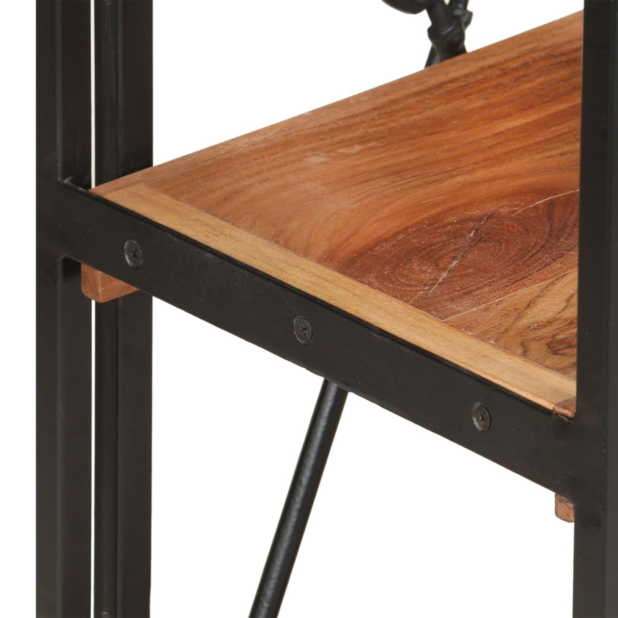 Boekenkast Met 3 Schappen 60X30X80 Cm Massief Acaciahout Bruin 60 x 30 x 80 cm