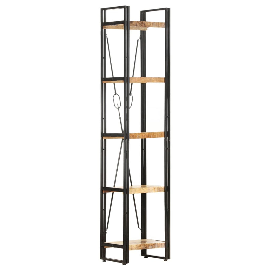 Boekenkast Met 5 Schappen Bruin 40 x 30 x 180 cm massief mangohout