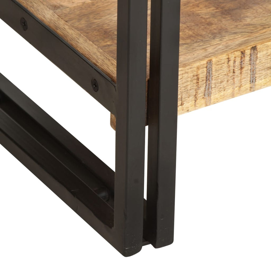 Boekenkast Met 5 Schappen Bruin 40 x 30 x 180 cm massief mangohout