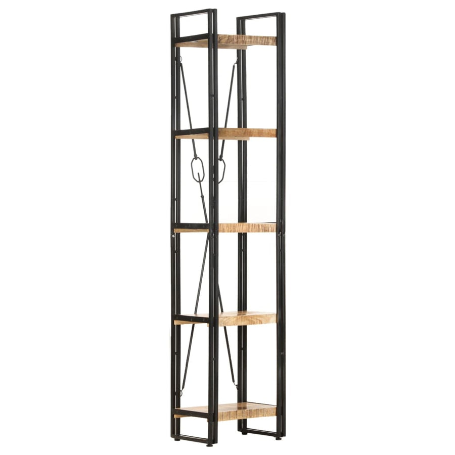 Boekenkast Met 5 Schappen Bruin 40 x 30 x 180 cm massief mangohout