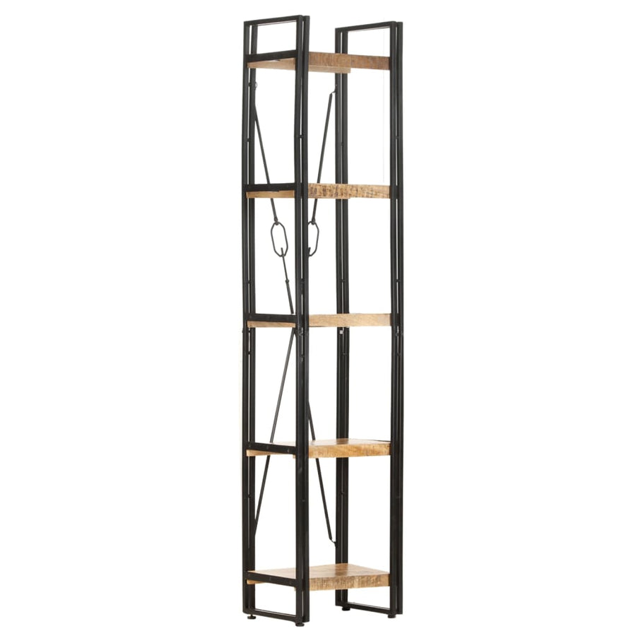 Boekenkast Met 5 Schappen Bruin 40 x 30 x 180 cm massief mangohout