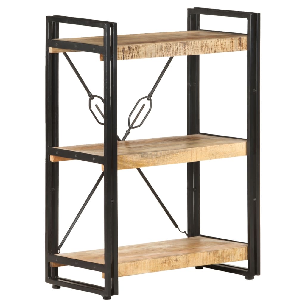Boekenkast Met 3 Schappen Bruin 60 x 30 x 80 cm massief mangohout