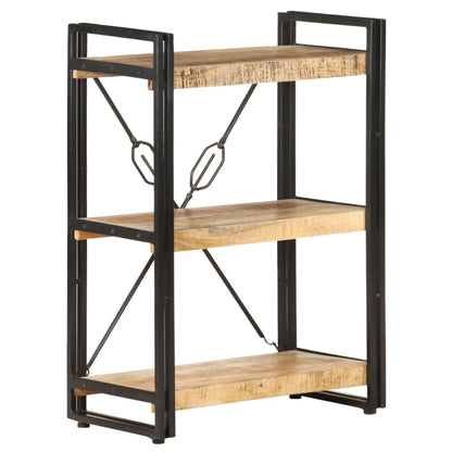 Boekenkast Met 3 Schappen Bruin 60 x 30 x 80 cm massief mangohout