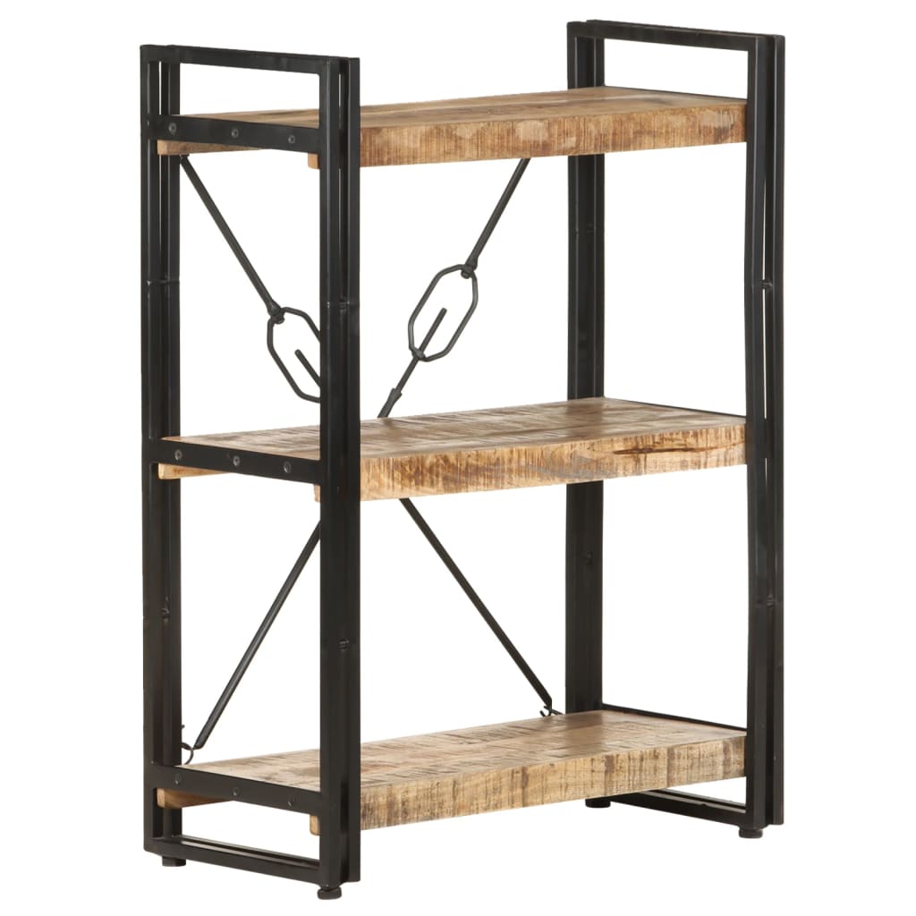 Boekenkast Met 3 Schappen Bruin 60 x 30 x 80 cm massief mangohout