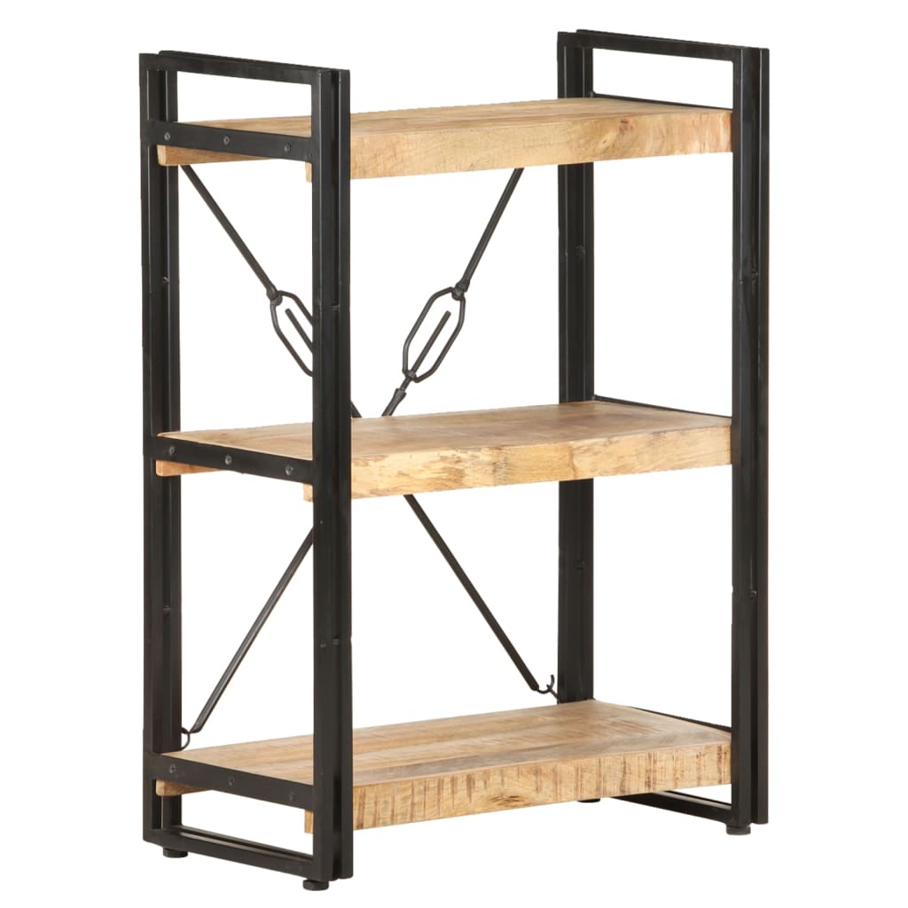 Boekenkast Met 3 Schappen Bruin 60 x 30 x 80 cm massief mangohout