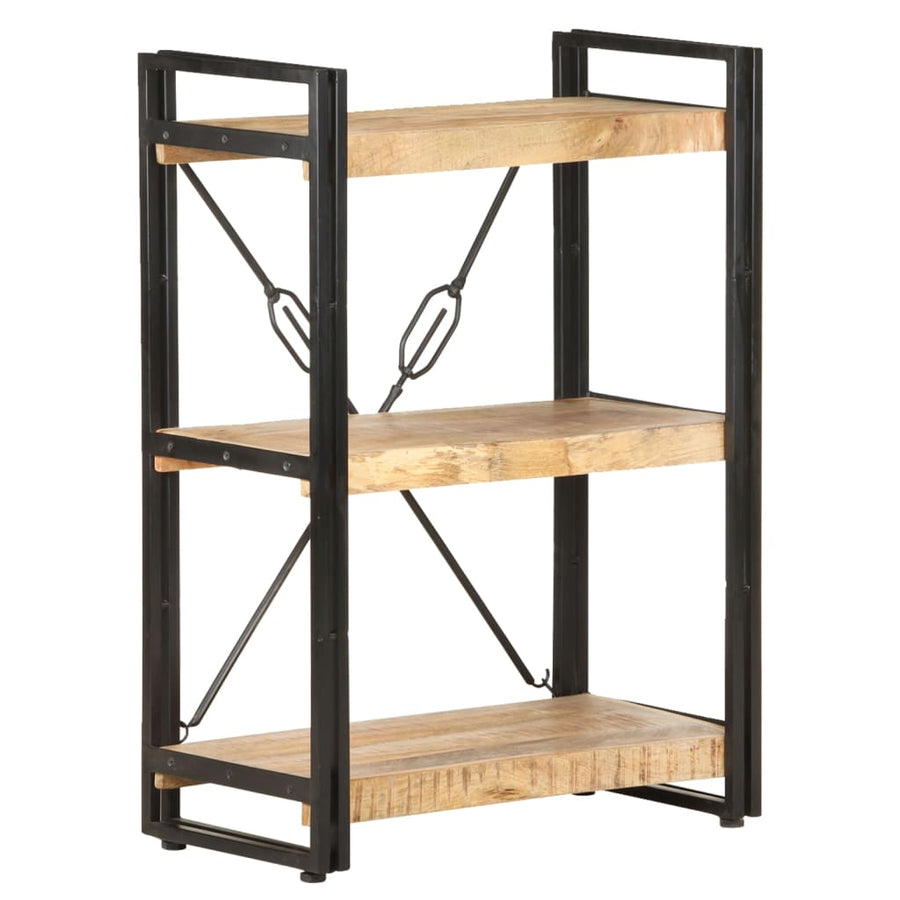Boekenkast Met 3 Schappen Bruin 60 x 30 x 80 cm massief mangohout