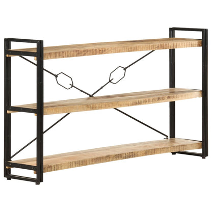 Boekenkast Met 3 Schappen Bruin 140 x 30 x 80 cm massief mangohout