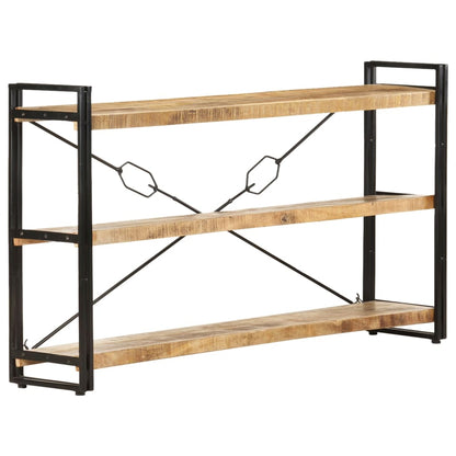 Boekenkast Met 3 Schappen Bruin 140 x 30 x 80 cm massief mangohout