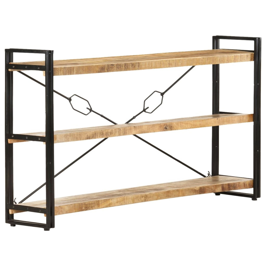 Boekenkast Met 3 Schappen Bruin 140 x 30 x 80 cm massief mangohout