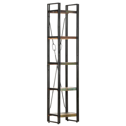 Boekenkast Met 5 Schappen Bruin 40 x 30 x 180 cm massief gerecycled hout