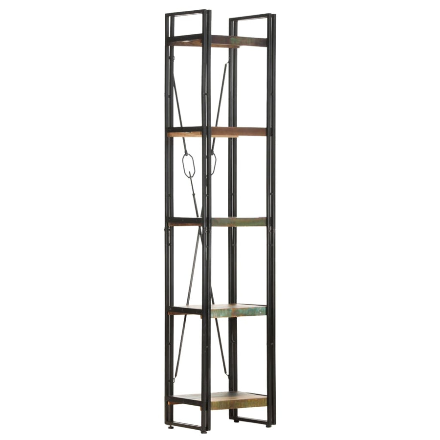 Boekenkast Met 5 Schappen Bruin 40 x 30 x 180 cm massief gerecycled hout