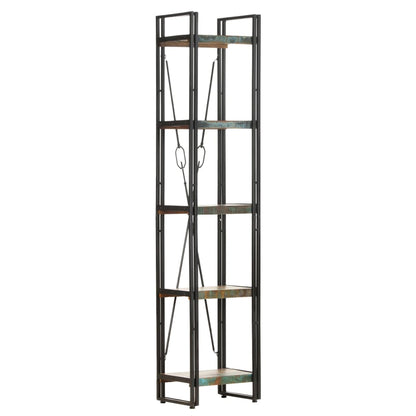 Boekenkast Met 5 Schappen Bruin 40 x 30 x 180 cm massief gerecycled hout