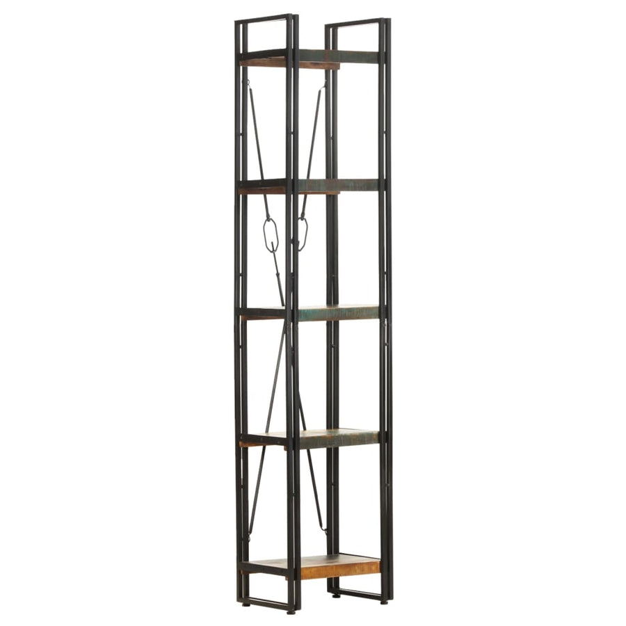 Boekenkast Met 5 Schappen Bruin 40 x 30 x 180 cm massief gerecycled hout
