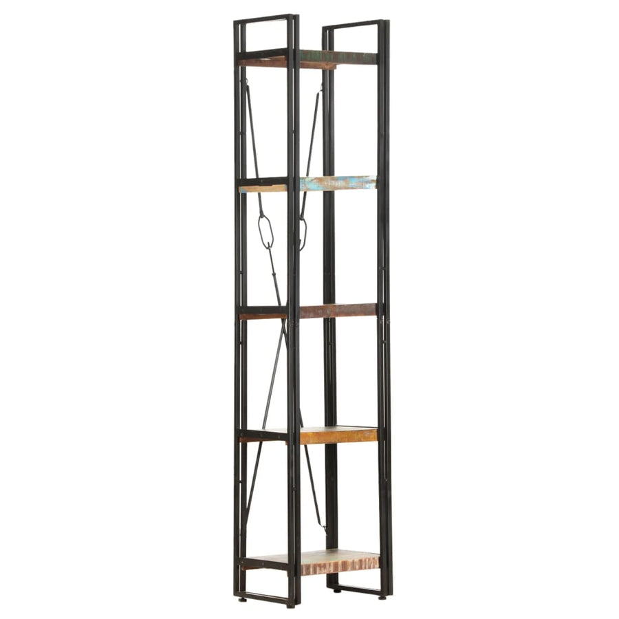 Boekenkast Met 5 Schappen Bruin 40 x 30 x 180 cm massief gerecycled hout