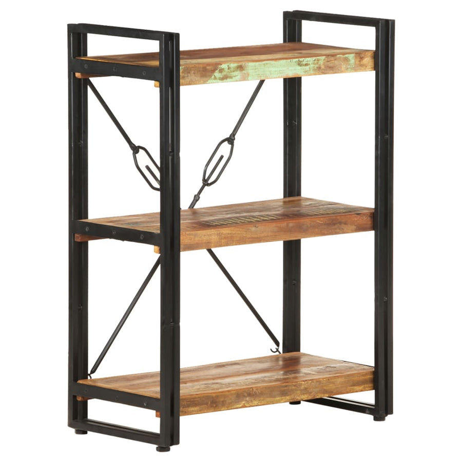 Boekenkast Met 3 Schappen Bruin 60 x 30 x 80 cm massief gerecycled hout