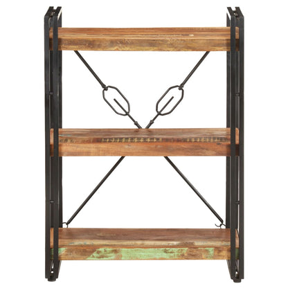 Boekenkast Met 3 Schappen Bruin 60 x 30 x 80 cm massief gerecycled hout