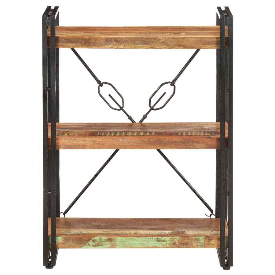 Boekenkast Met 3 Schappen Bruin 60 x 30 x 80 cm massief gerecycled hout