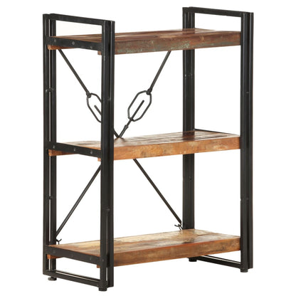 Boekenkast Met 3 Schappen Bruin 60 x 30 x 80 cm massief gerecycled hout