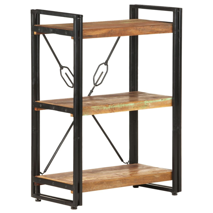 Boekenkast Met 3 Schappen Bruin 60 x 30 x 80 cm massief gerecycled hout