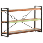 Boekenkast 140x30x80 cm massief gerecycled hout