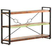 Boekenkast Met 3 Schappen 140X30X80 Cm Massief Gerecycled Hout 140 x 30 x 80 cm Bruin