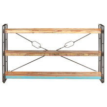 Boekenkast Met 3 Schappen 140X30X80 Cm Massief Gerecycled Hout 140 x 30 x 80 cm Bruin