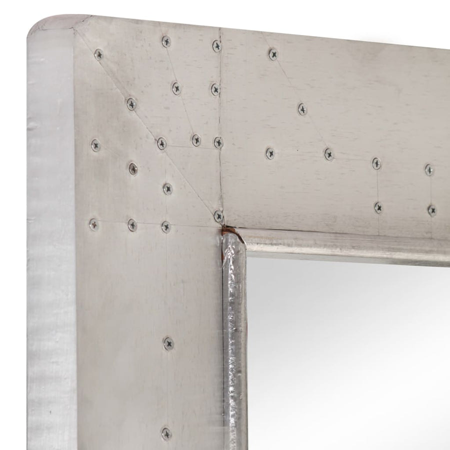 Spiegel Luchtvaartstijl Metaal 110 x 50 cm
