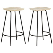 Bar Stools Solid Mango Wood 2