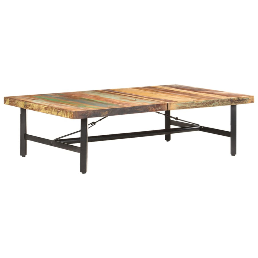 Salontafel 42X90X42 Cm massief gerecycled hout
