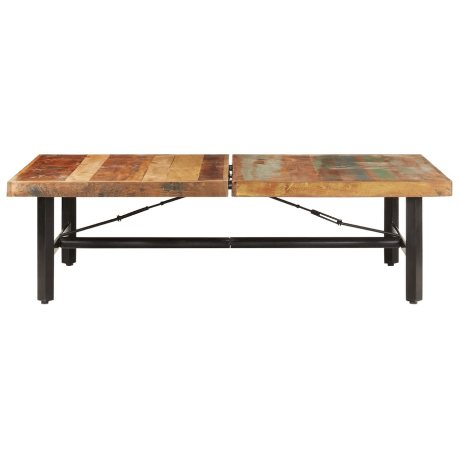 Salontafel 42X90X42 Cm massief gerecycled hout
