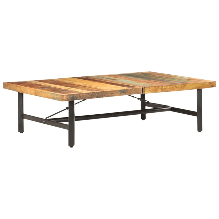 Salontafel 42X90X42 Cm massief gerecycled hout