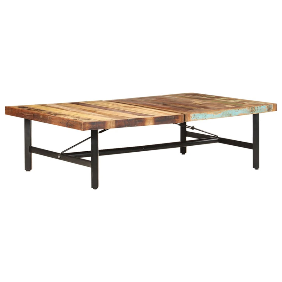 Salontafel 42X90X42 Cm massief gerecycled hout