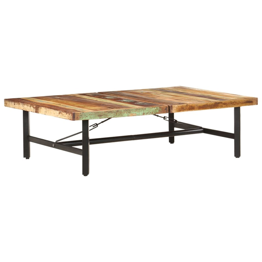 Salontafel 42X90X42 Cm massief gerecycled hout